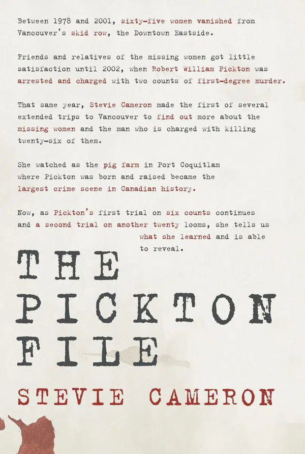 The Pickton File-True stories and non-fiction prose-買書書 BuyBookBook