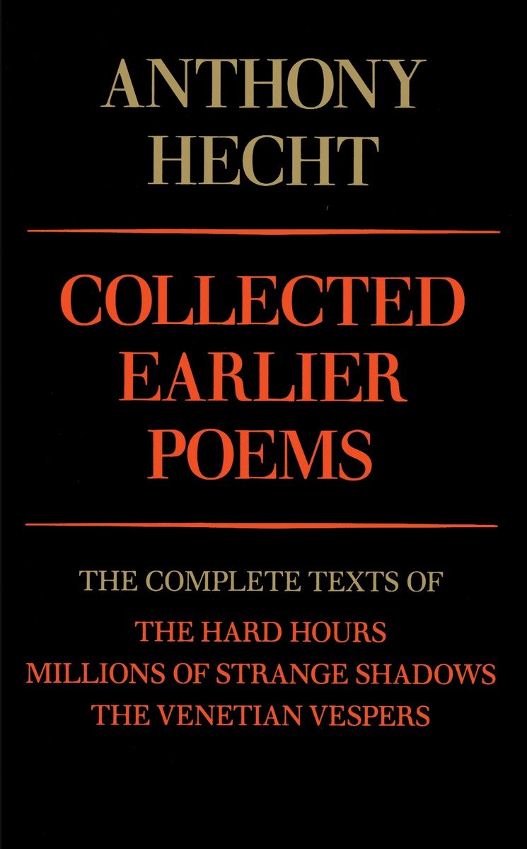 Collected Earlier Poems of Anthony Hecht-Poetry-買書書 BuyBookBook