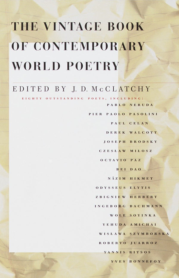 The Vintage Book of Contemporary World Poetry-Poetry-買書書 BuyBookBook