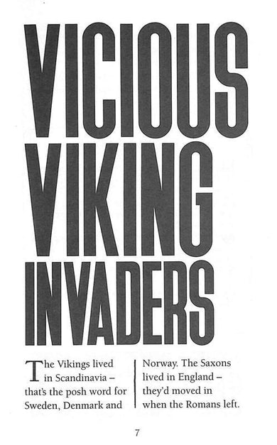 Horrible Histories - Vicious Vikings (Newspaper ed.) Scholastic UK
