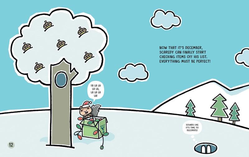 Scaredy Squirrel Gets Festive CA - Hardback