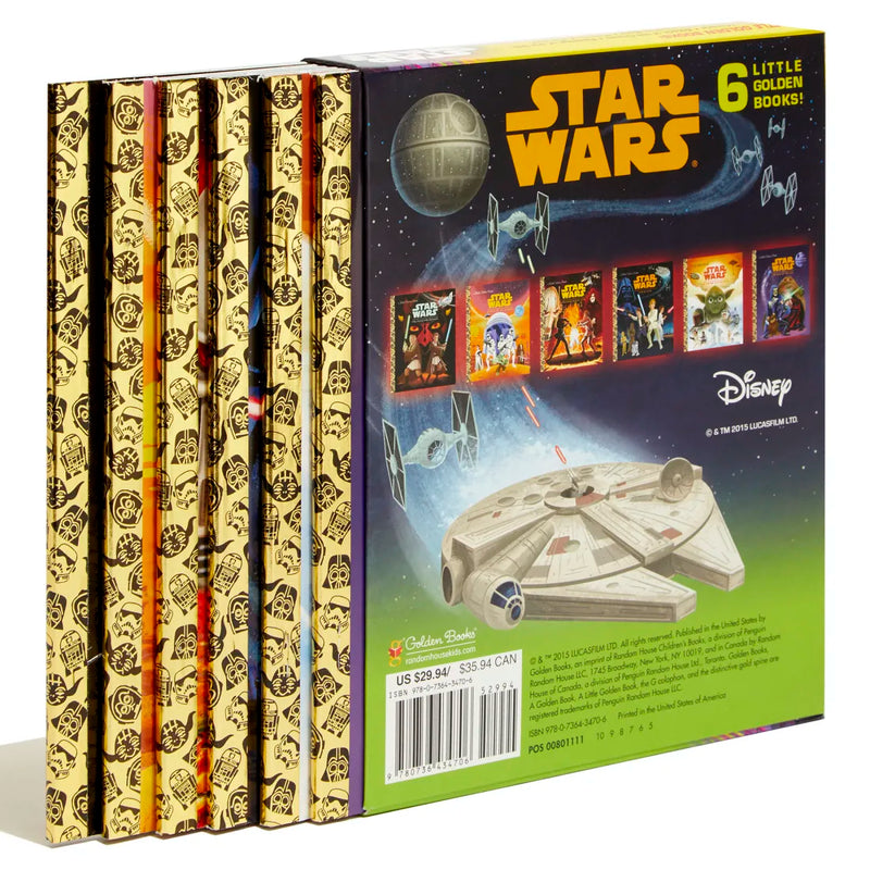The Star Wars Little Golden Book Library (Star Wars) US - Multiple-component retail product, boxed