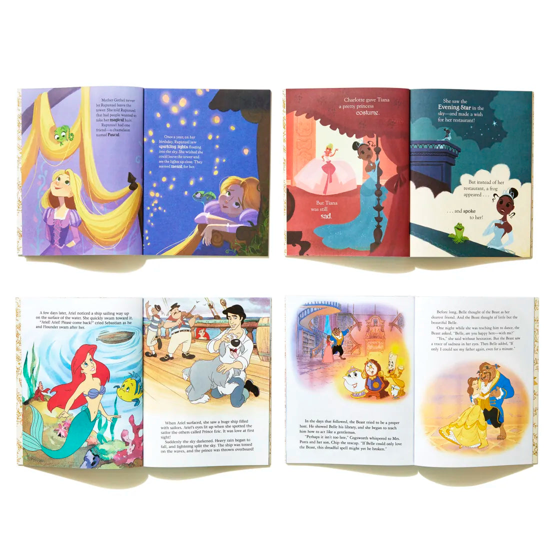 Disney Princess Little Golden Book Library -- 6 Little Golden Books US - Multiple-component retail product, boxed