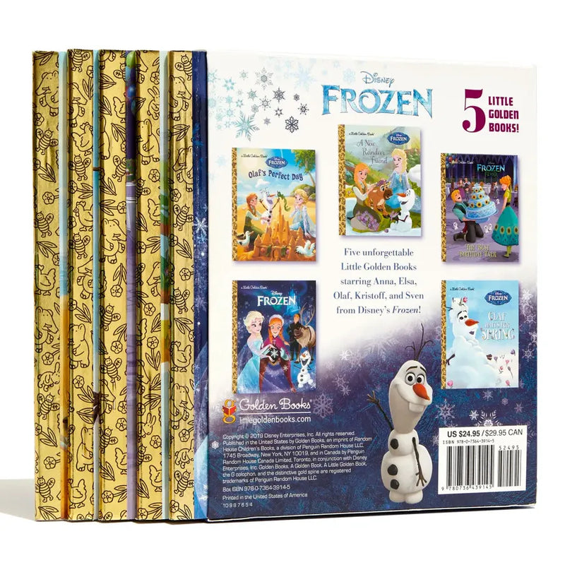 Frozen Little Golden Book Library (Disney Frozen) US - Multiple-component retail product, boxed