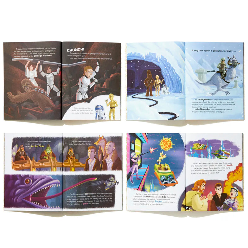 The Complete Skywalker Saga: Little Golden Book Library (Star Wars) US - Multiple-component retail product, boxed