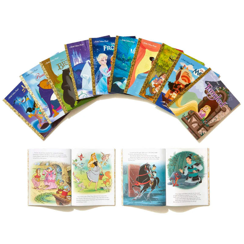 Ultimate Princess Boxed Set of 12 Little Golden Books (Disney Princess) US - Multiple-component retail product, boxed