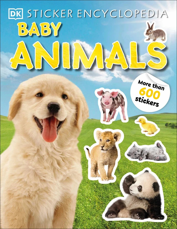 Sticker Encyclopedia Baby Animals-Children’s interactive and activity books and kits-買書書 BuyBookBook