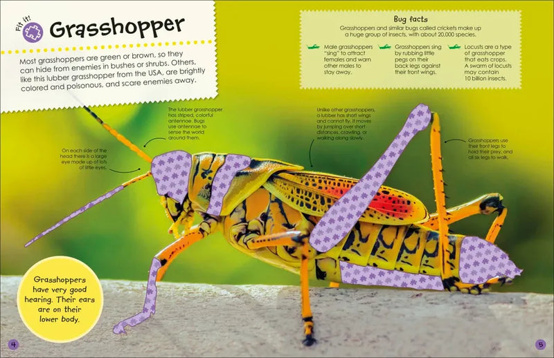 The Ultimate Sticker Book Bugs US - Paperback / softback