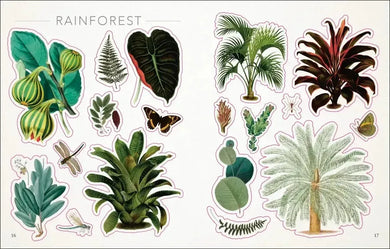 The Botanist's Sticker Anthology US - Hardback