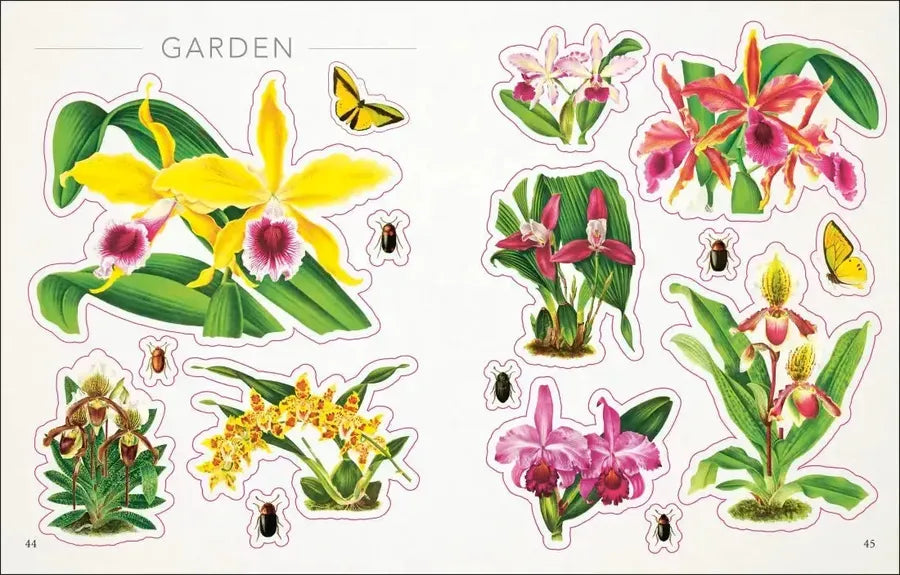 The Botanist's Sticker Anthology US - Hardback