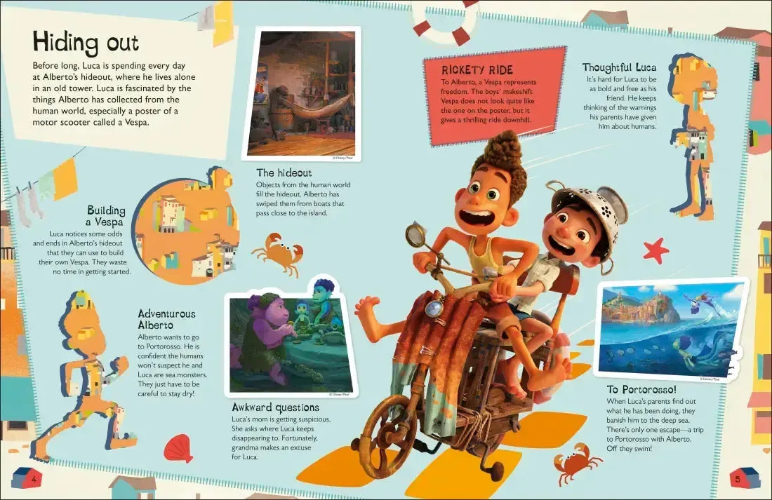 Disney Pixar Luca Ultimate Sticker Book US - Paperback / softback