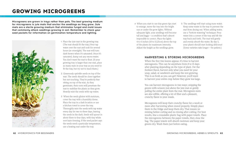 Hydroponics for Beginners US - Paperback / softback