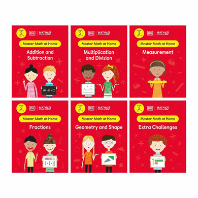 Math - No Problem! Collection of 6 Workbooks, Grade 2 Ages 7-8-Education-買書書 BuyBookBook