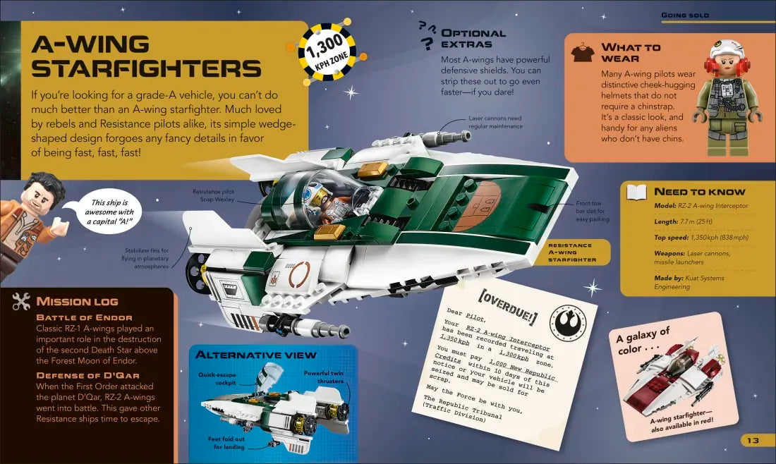 LEGO Star Wars Awesome Vehicles US - Hardback