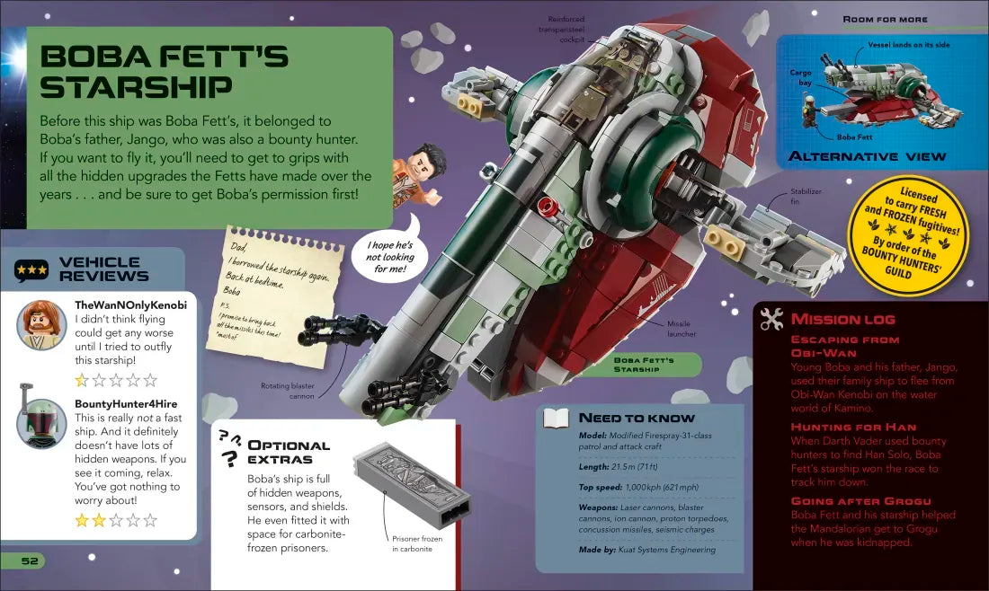LEGO Star Wars Awesome Vehicles US - Hardback