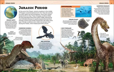 Extraordinary Dinosaurs and Other Prehistoric Life Visual Encyclopedia GB - Hardback