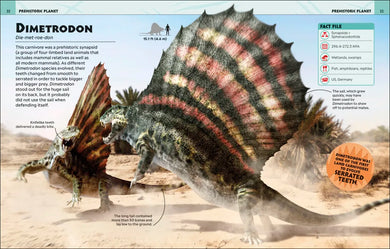 Extraordinary Dinosaurs and Other Prehistoric Life Visual Encyclopedia GB - Hardback