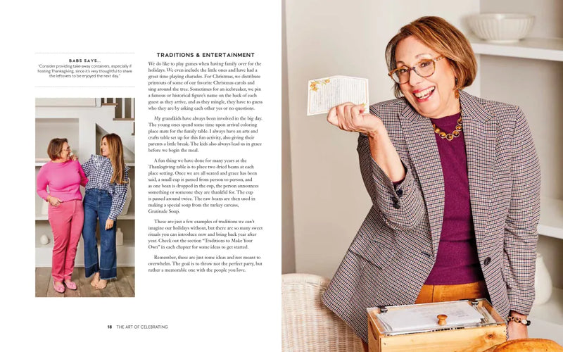 Celebrate with Babs US - Hardback