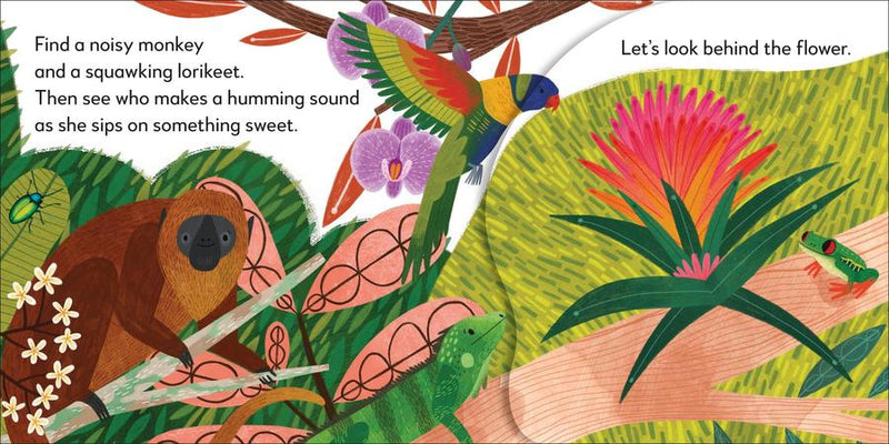 Pop-Up Peekaboo! Rainforest US - Board book