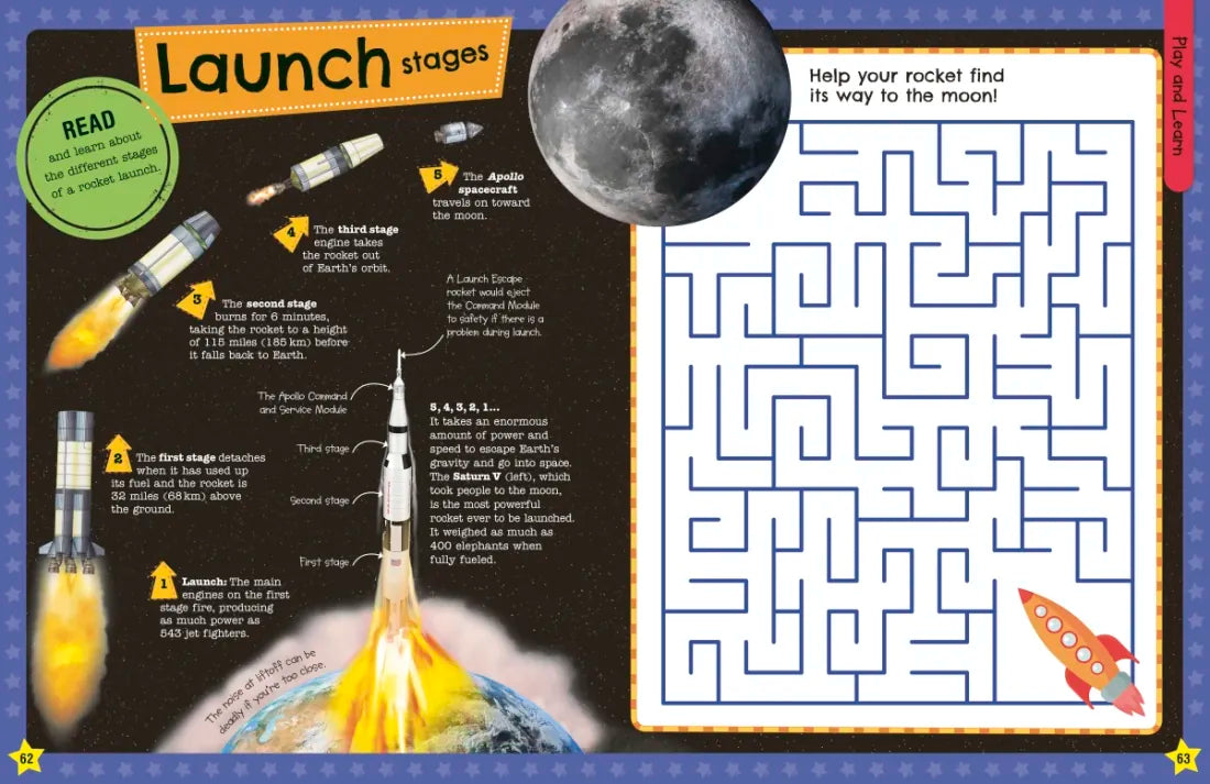 The Fact-Packed Activity Book: Space US - Paperback / softback