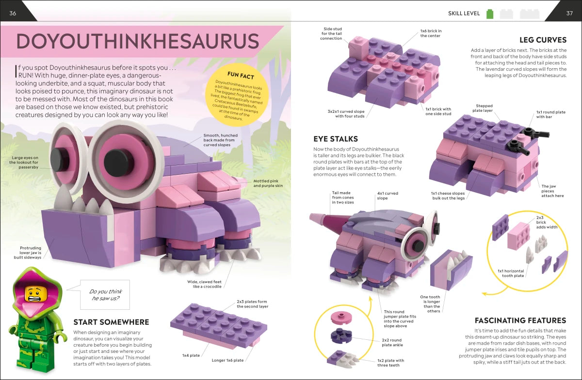 How to Build LEGO Dinosaurs US - Hardback