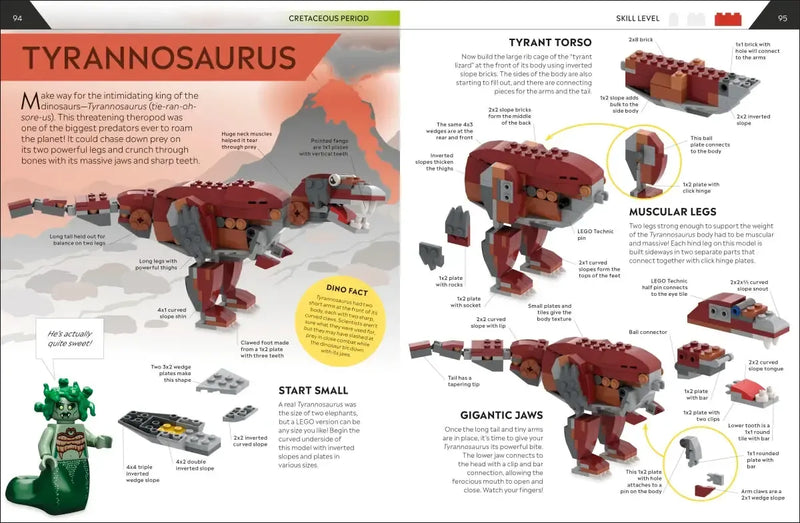How to Build LEGO Dinosaurs US - Hardback
