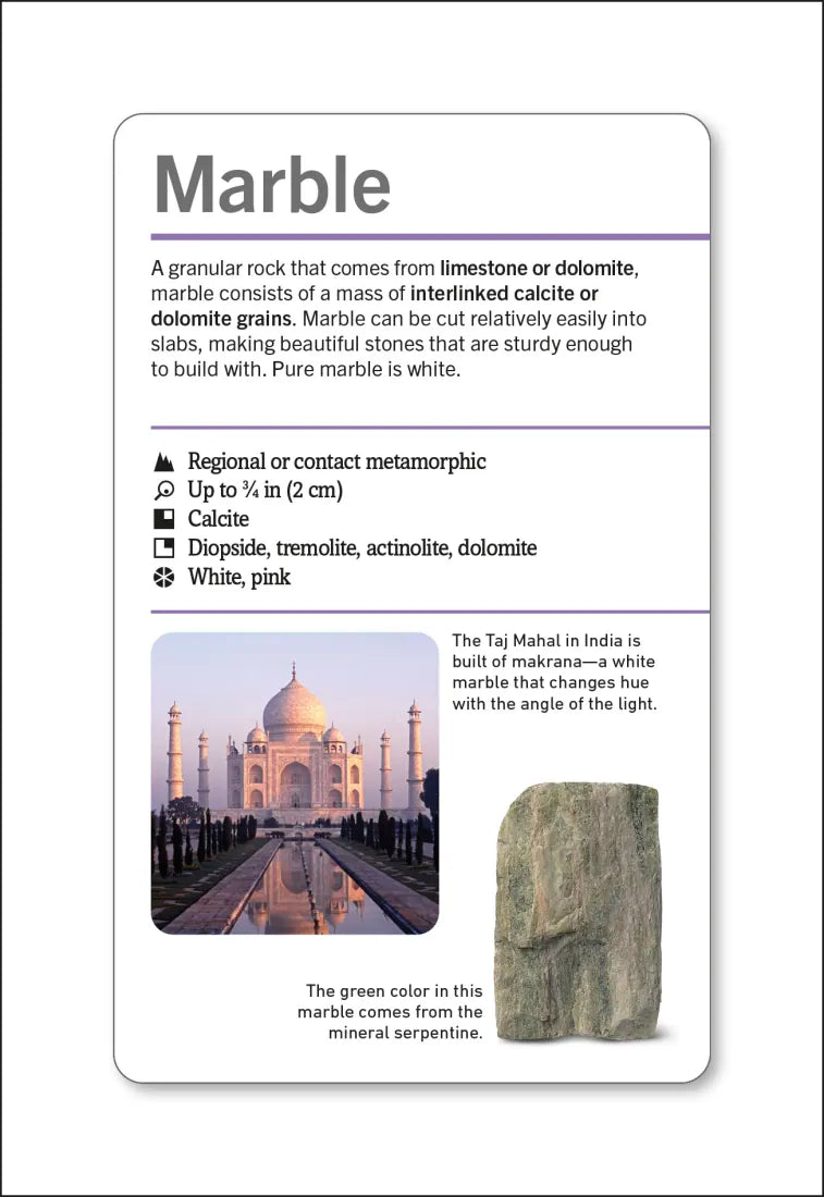 Our World in Pictures Rocks and Minerals Flash Cards US - Cards