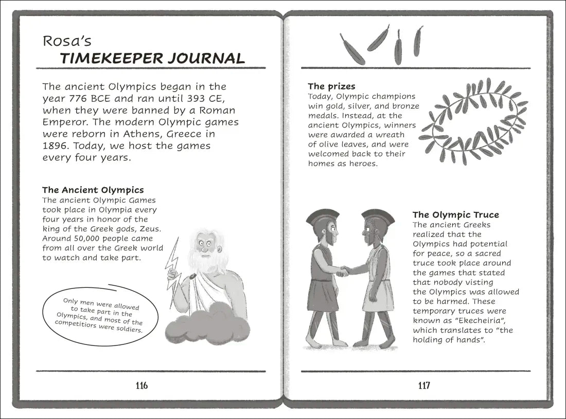 The Timekeepers: The Ancient Olympics US - Hardback