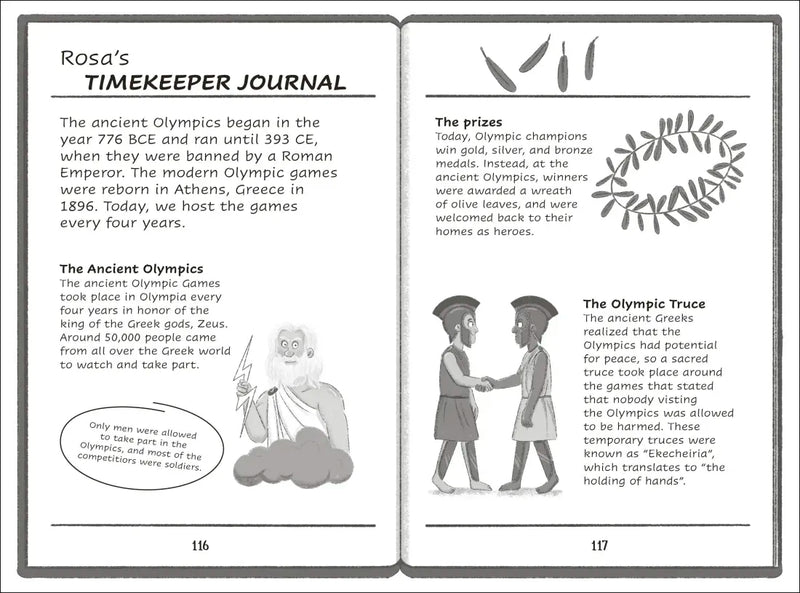 The Timekeepers: The Ancient Olympics US - Hardback