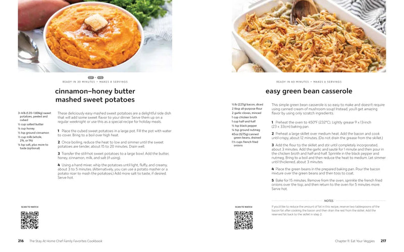 The Stay At Home Chef Family Favorites Cookbook US - Hardback