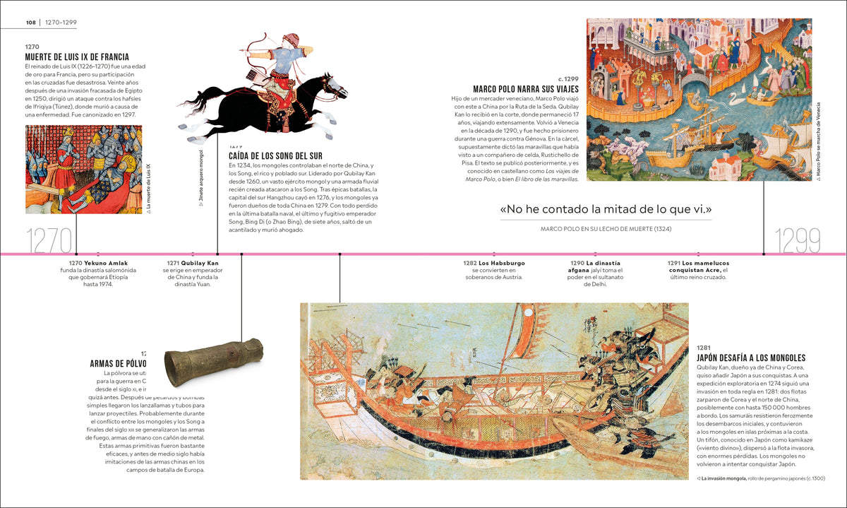 Historia universal (Timelines of World History) interior 3 (ISBN 9780744064322)