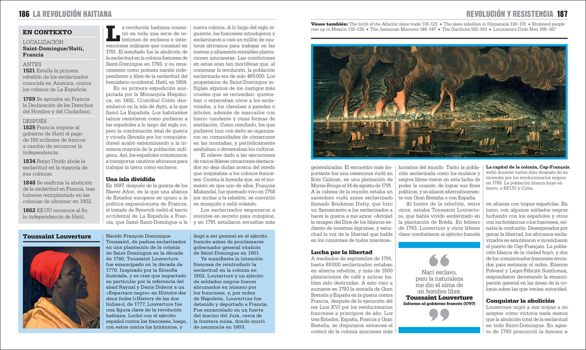 El libro de las culturas negras (The Black History Book) interior 2 (ISBN 9780744064377)