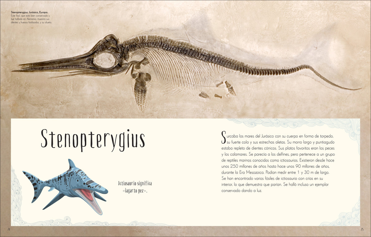 Antología de dinosaurios y vida prehistórica (Dinosaurs and Other Prehistoric Life) interior 4 (ISBN 9780744064391)