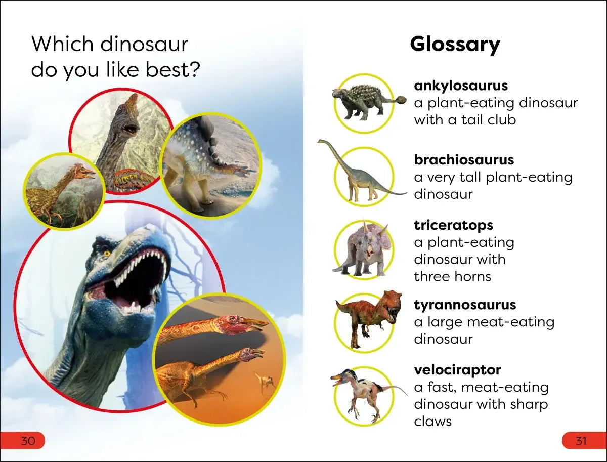 DK Super Readers Pre-Level Meet the Dinosaurs US - Hardback