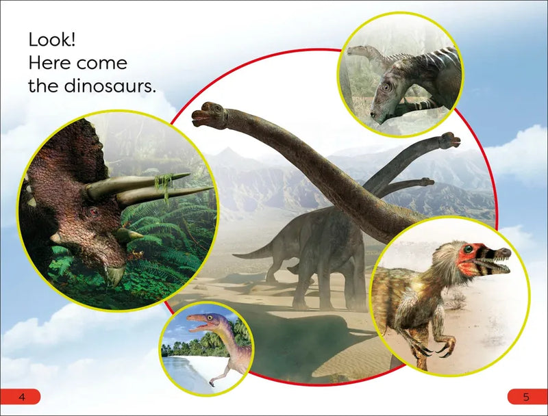 DK Super Readers Pre-Level Meet the Dinosaurs US - Hardback