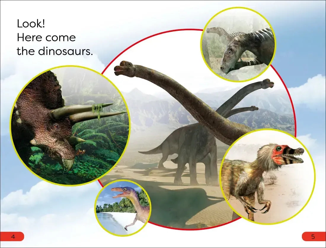 DK Super Readers Pre-Level Meet the Dinosaurs US - Paperback / softback