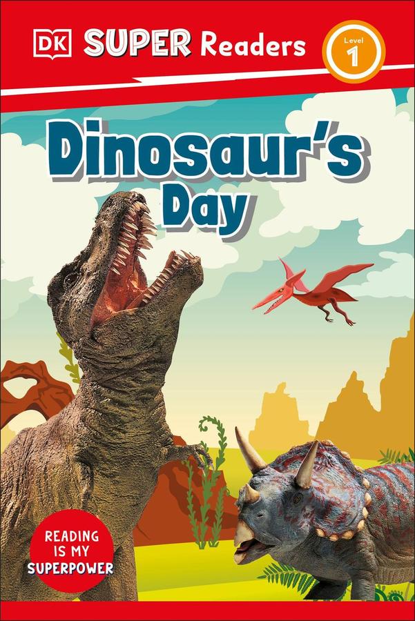 DK Super Readers Level 1 Dinosaur's Day-Children’s / Teenage general interest: Nature and animals-買書書 BuyBookBook