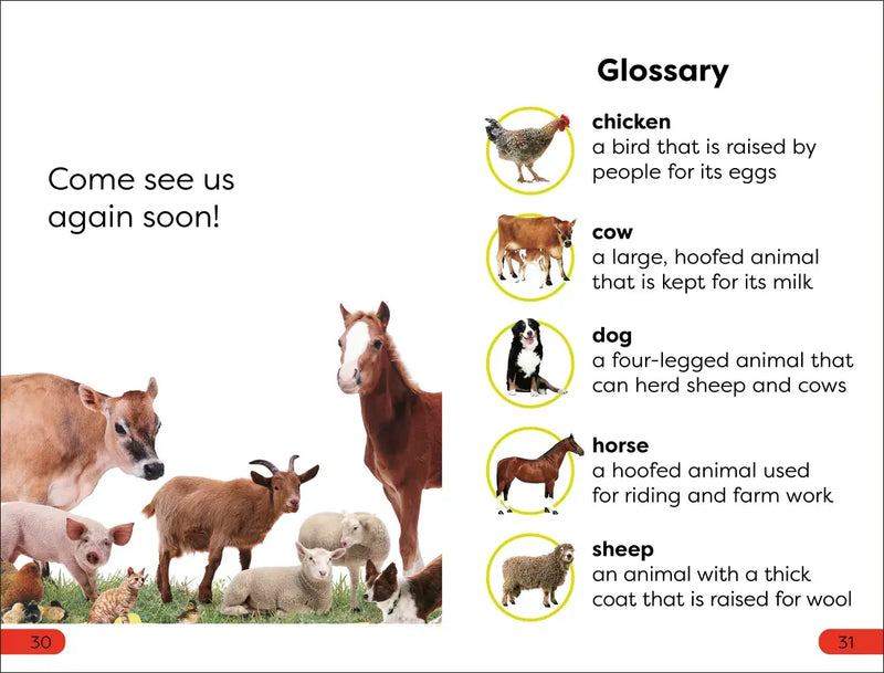 DK Super Readers Pre-Level Farm Animals US - Hardback