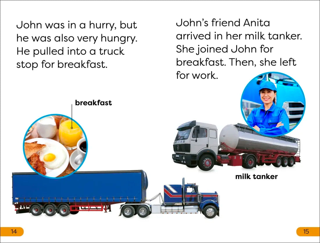 DK Super Readers Level 1 Truck Trouble US - Hardback