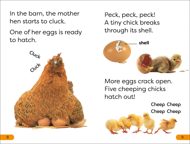 DK Super Readers Level 1 A Day on the Farm US - Hardback