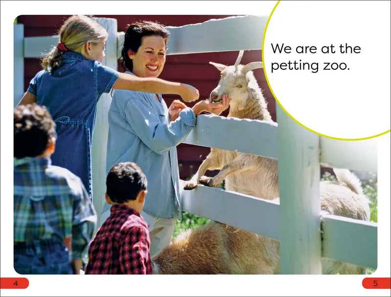 DK Super Readers Pre-Level A Day at the Petting Zoo US - Hardback