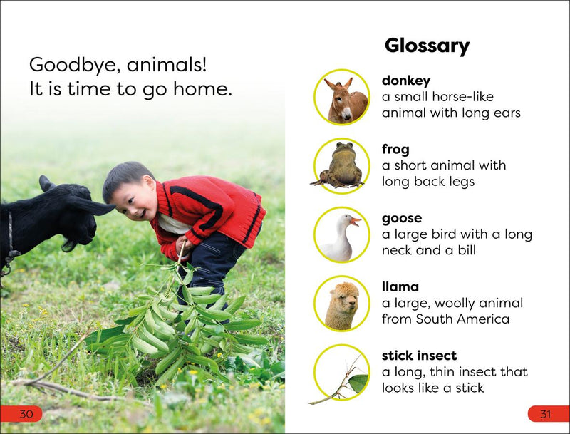 DK Super Readers Pre-Level A Day at the Petting Zoo US - Paperback / softback