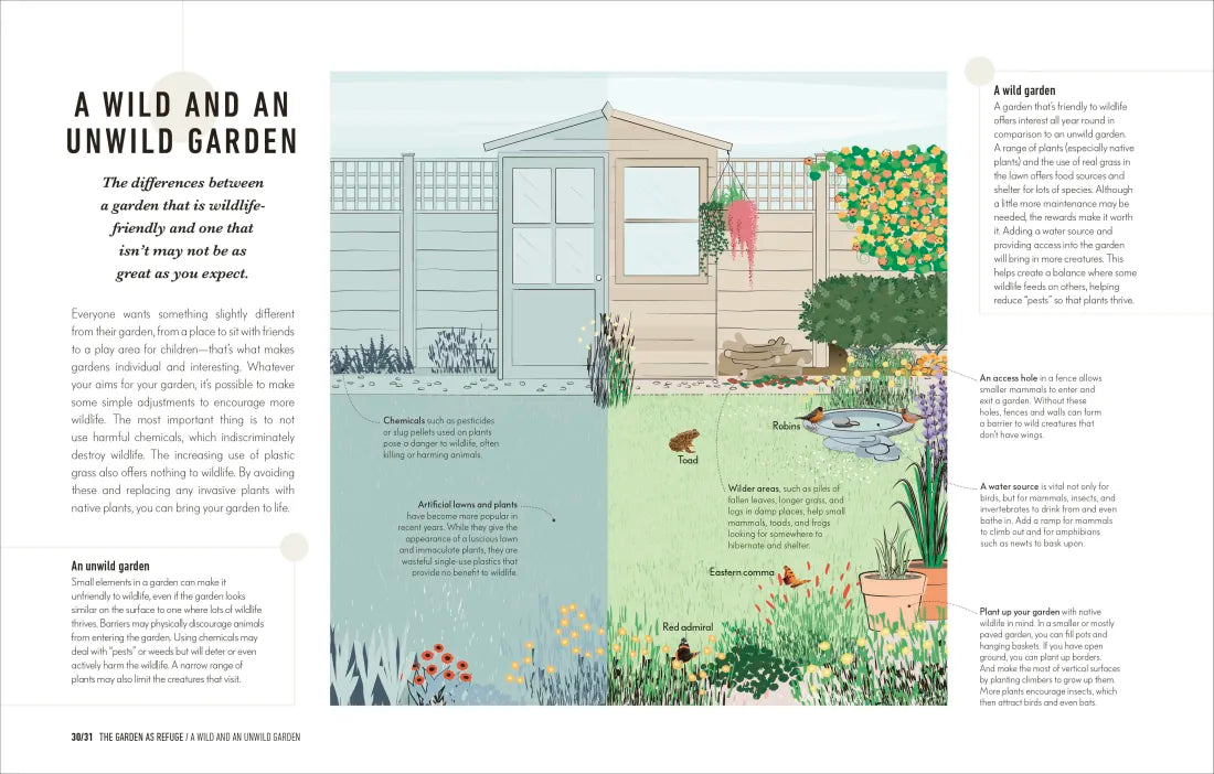 How to Attract Wildlife to Your Garden US - Hardback