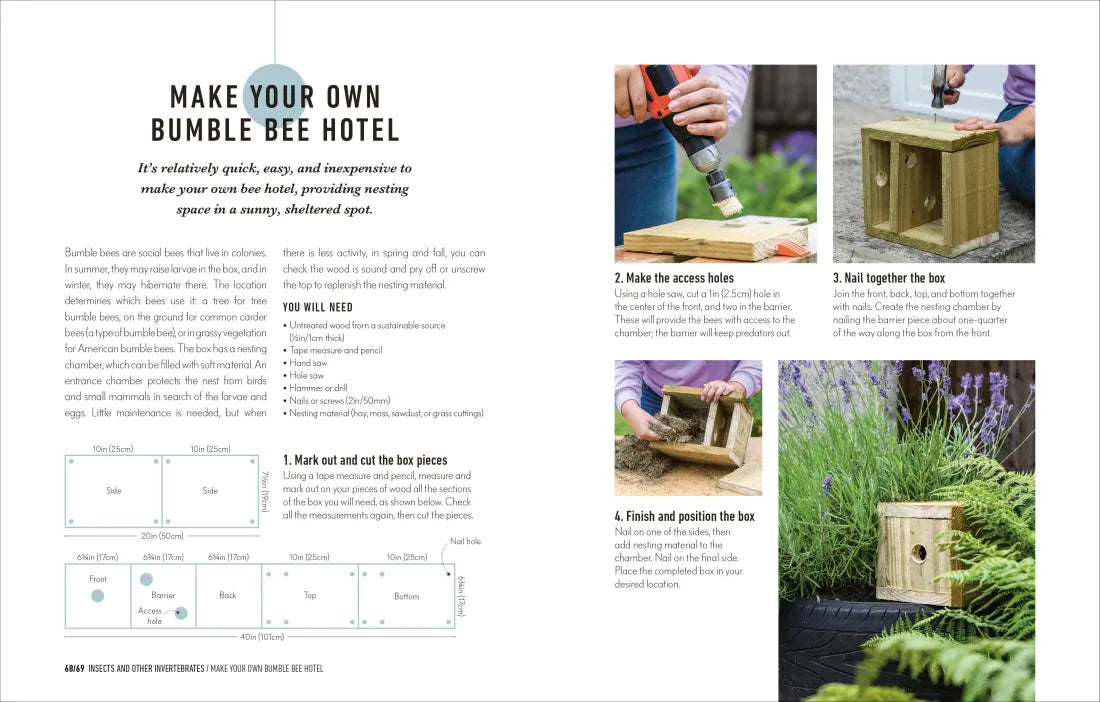 How to Attract Wildlife to Your Garden US - Hardback
