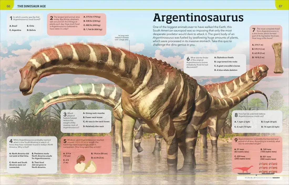 Dinosaur Knowledge Genius US - Hardback