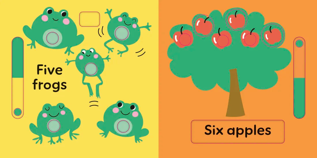 Slide and Seek Numbers US - Board book