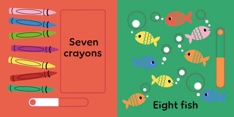 Slide and Seek Numbers US - Board book