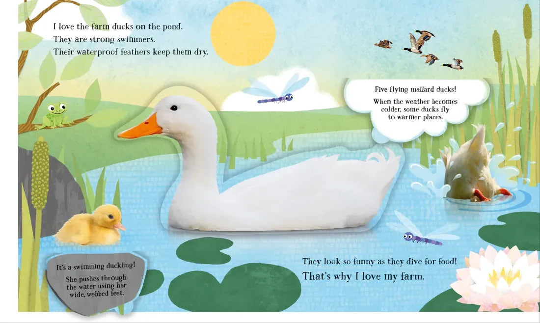 I Love My Farm US - Board book