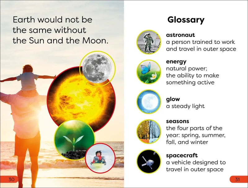 DK Super Readers Pre-Level Sun and Moon US - Hardback