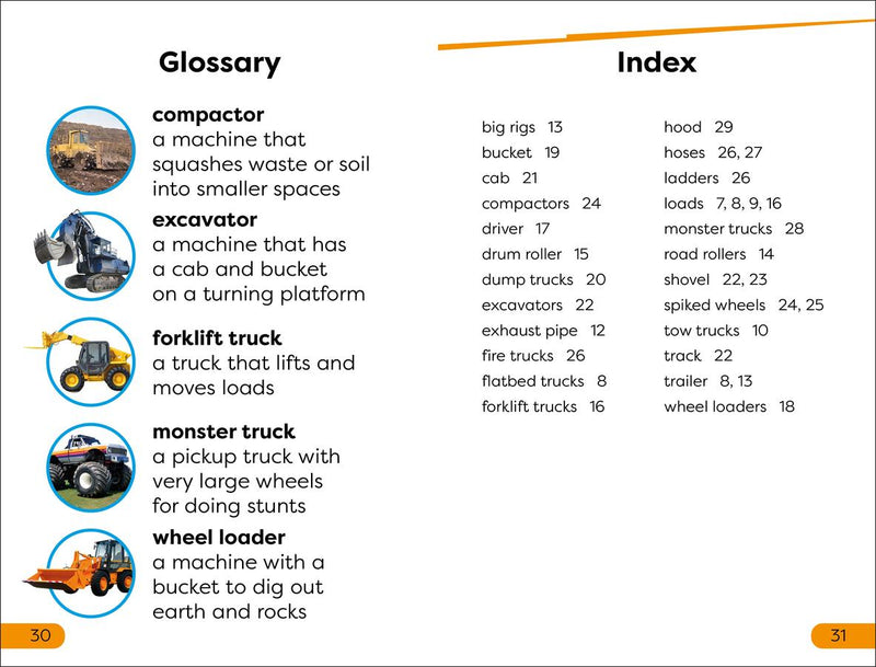 DK Super Readers Level 1 Big Trucks US - Hardback